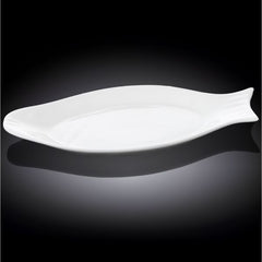 Wilmax Fish-Shaped Plate 46cm - White