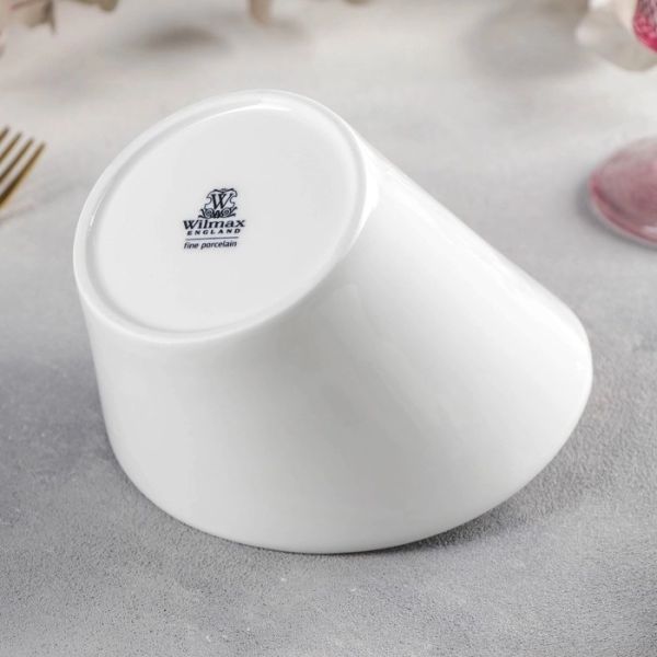 زبدية 14 سم من Wilmax - أبيض أنيق وفاخر