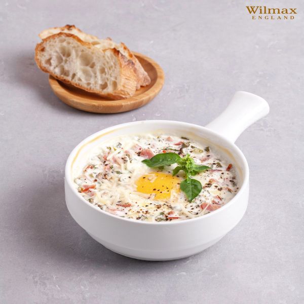 Wilmax 450ml Oven Bowl - White Heat-Resistant Porcelain