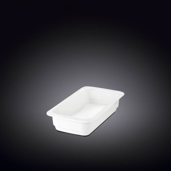 Wilmax 33×18cm Rectangular Plate - White Porcelain