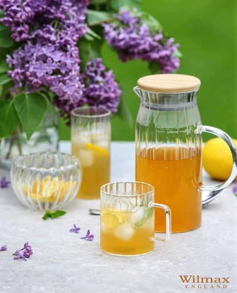 Wilmax Segment 1L Jug with Bamboo Lid - Elegant Design