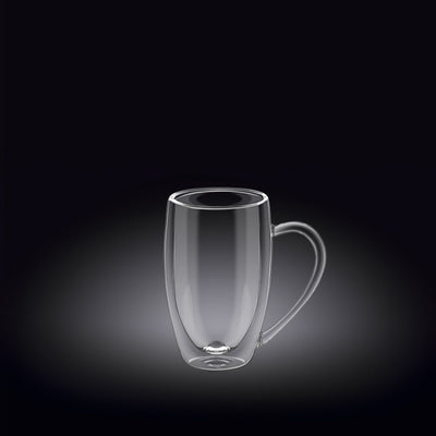 Wilmax Double Wall Glass Cup - Elegant & Insulated