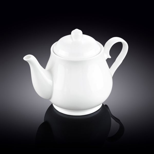 Wilmax Tea Pot 1150ml - White Elegant Ceramic