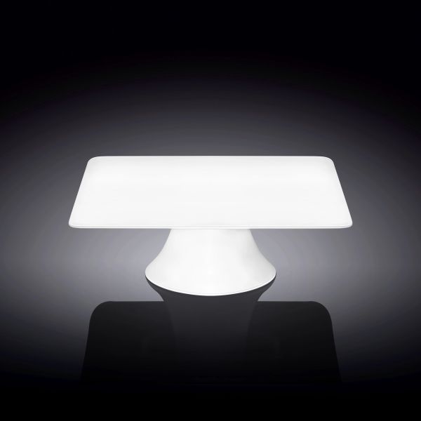 مضيفة كيك Wilmax 25 سم - أبيض أنيق وعالي الجودة