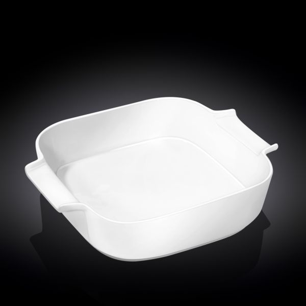 Wilmax 25cm Square Oven Dish - Large White Porcelain