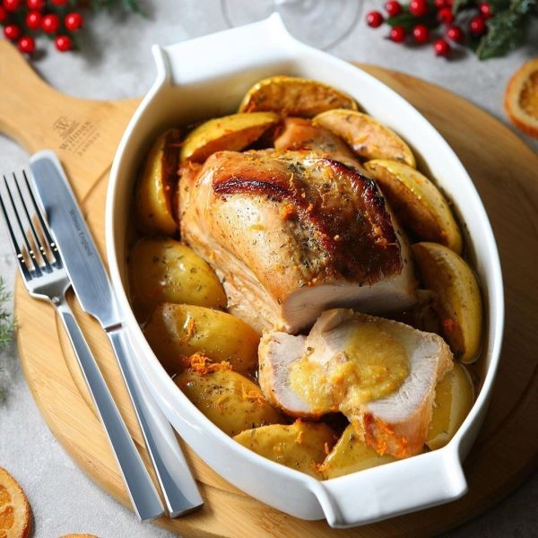 Wilmax 26×17cm Oval Oven Dish - White Porcelain