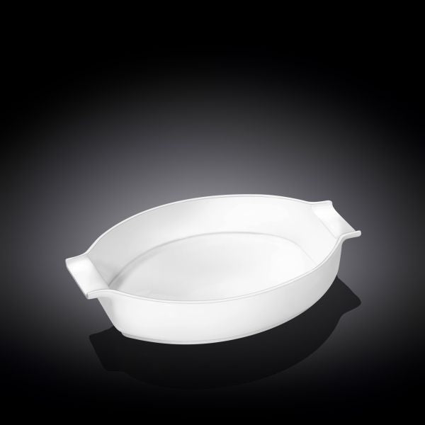 Wilmax 26×17cm Oval Oven Dish - White Porcelain