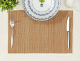 Madame Coco Leva Placemat Set of 4 by Madame Coco – Natural Tone Modern Table Mats