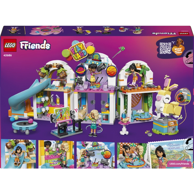 LEGO Friends Fun Indoor Playground – 668 Pieces | Set 42686