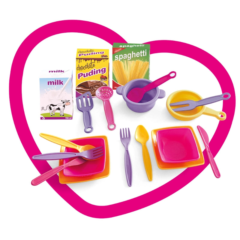 Dolu Unicorn My First Kitchen Set – Kids Play Kitchen with Accessories