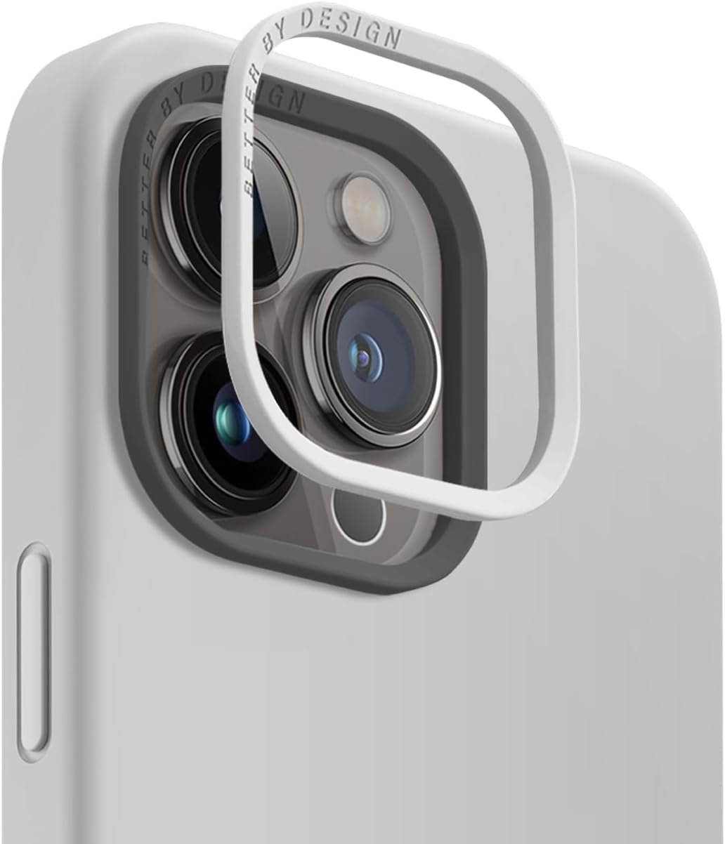 غطاء UNIQ HYBRID لهاتف iPhone 15 Pro – MagClick – Chalk Grey