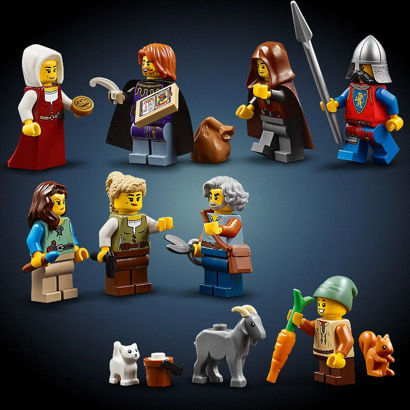 LEGO Icons Medieval Town Square – 3304 Pieces | Set 10332 (Rare Edition)