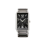 Orient CUUAB001B Square Case Grey Strap Stainless Steel Men Watch