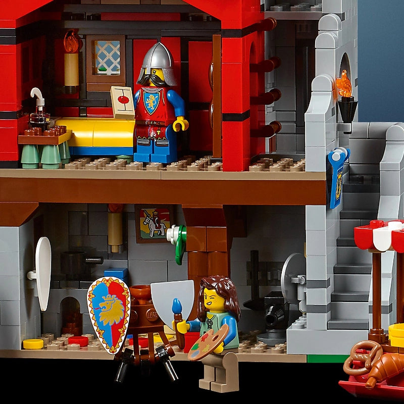 LEGO Icons Medieval Town Square – 3304 Pieces | Set 10332 (Rare Edition)