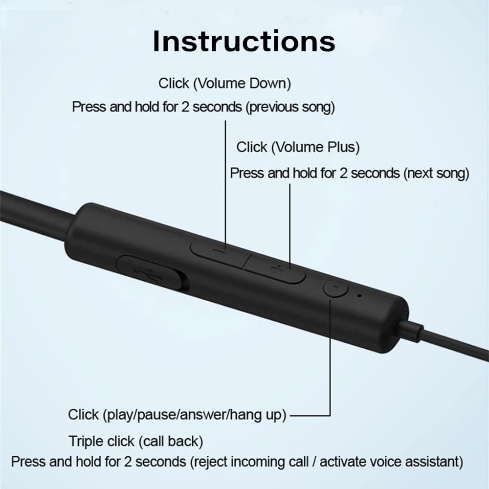 سماعة Nokia Essential Neckband Type Magnetic Wireless Sports Bluetooth 5.3 مع ميكروفون مدمج