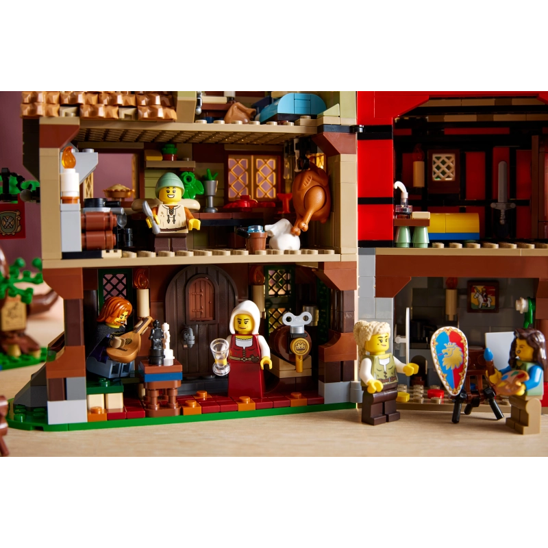 LEGO Icons Medieval Town Square – 3304 Pieces | Set 10332 (Rare Edition)