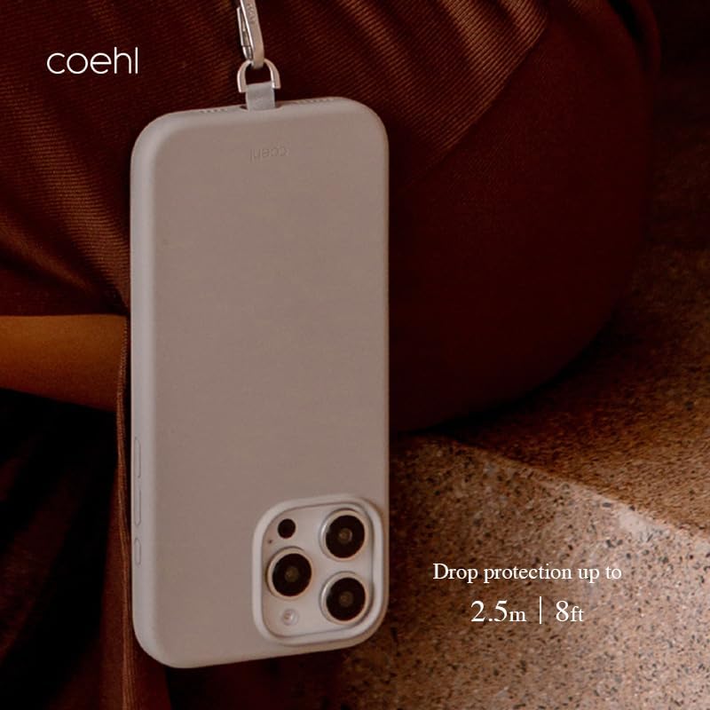 كفر UNIQ COEHL لأيفون 16 برو – شحن مغناطيسي Taupe Grey