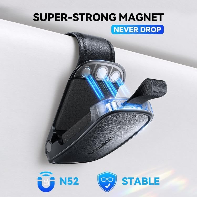 حامل نظارات شمسية للسيارة من جويروم - أسود