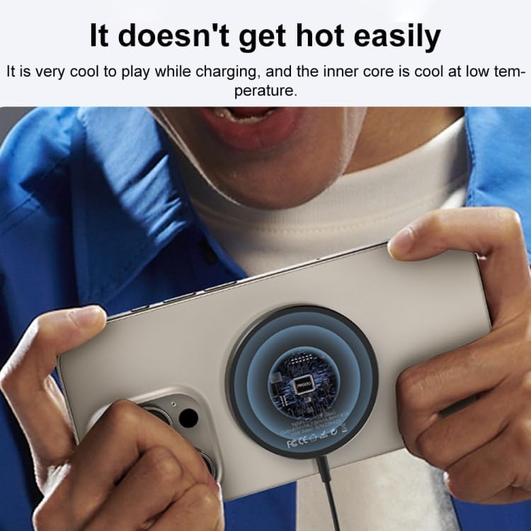 شاحن لاسلكي سريع 15 وات من Yesido DS21 MagSafe - iPhone 15/14