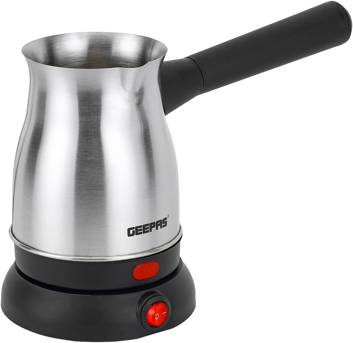 Geepas Electric Turkish Coffee Maker | Stainless Steel | 0.8L | GK38050