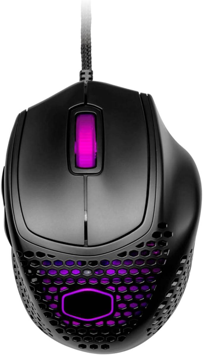 ماوس الألعاب Cooler Master MM720 RGB خفيف الوزن 49 جرامًا بدقة 16000 نقطة في البوصة IP58