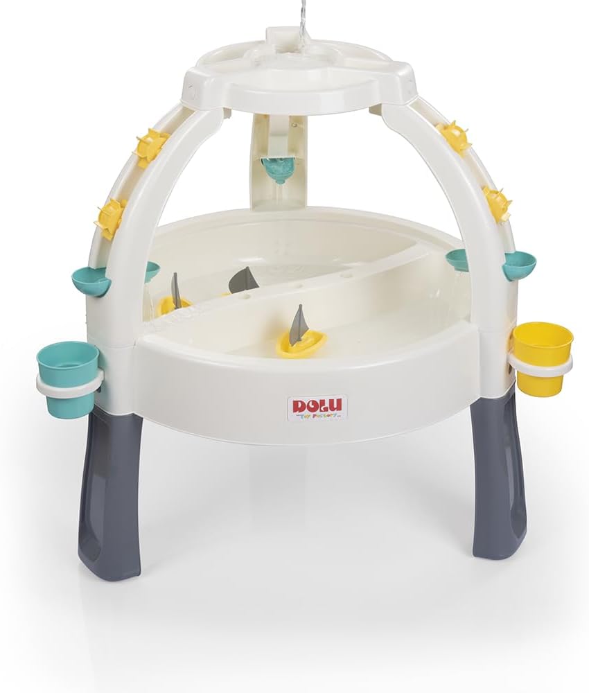 Dolu طاولة الرمل والماء للأطفال – Fun Fountain التعليمية