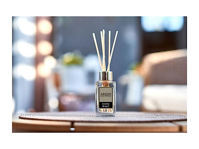 Areon Home Perfume Sport Lux 85ml - Platinum Fragrance, 10 Reed Sticks