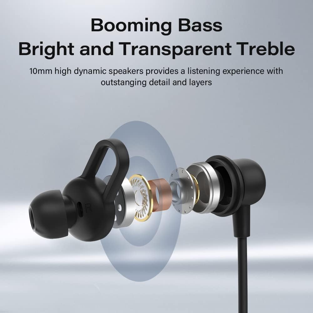 سماعة Nokia Essential Neckband Type Magnetic Wireless Sports Bluetooth 5.3 مع ميكروفون مدمج