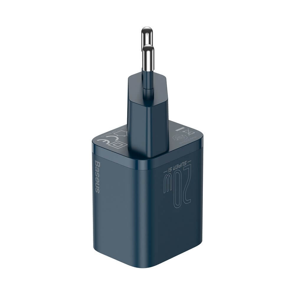 Baseus Super Si USB-C PD Wall Charger 20W - Blue