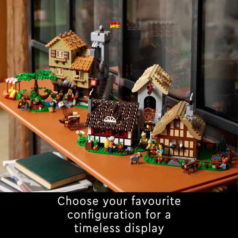 LEGO Icons Medieval Town Square – 3304 Pieces | Set 10332 (Rare Edition)