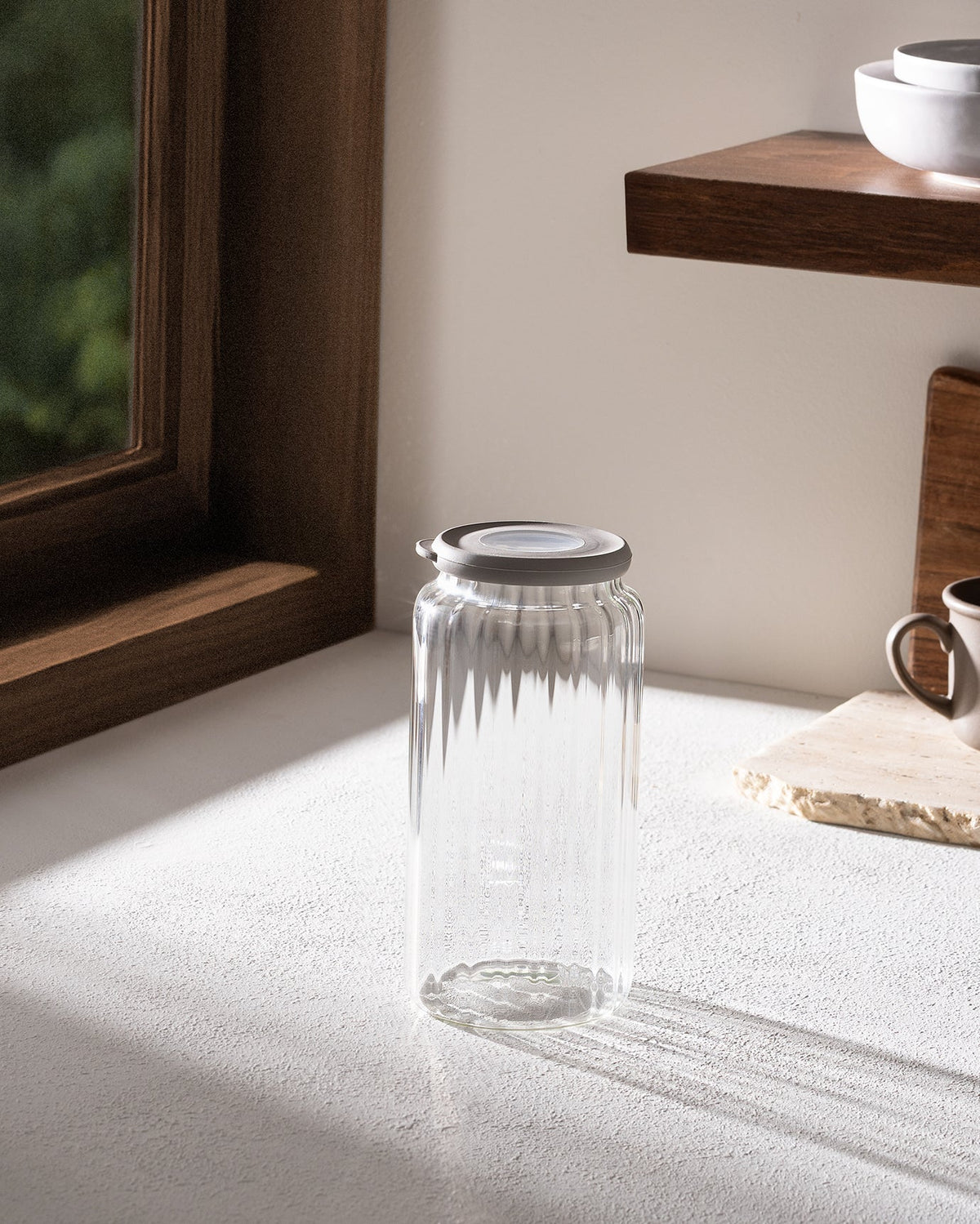 Voyana Optical Borosilicate Glass Jar 18cm - Madame Coco JO