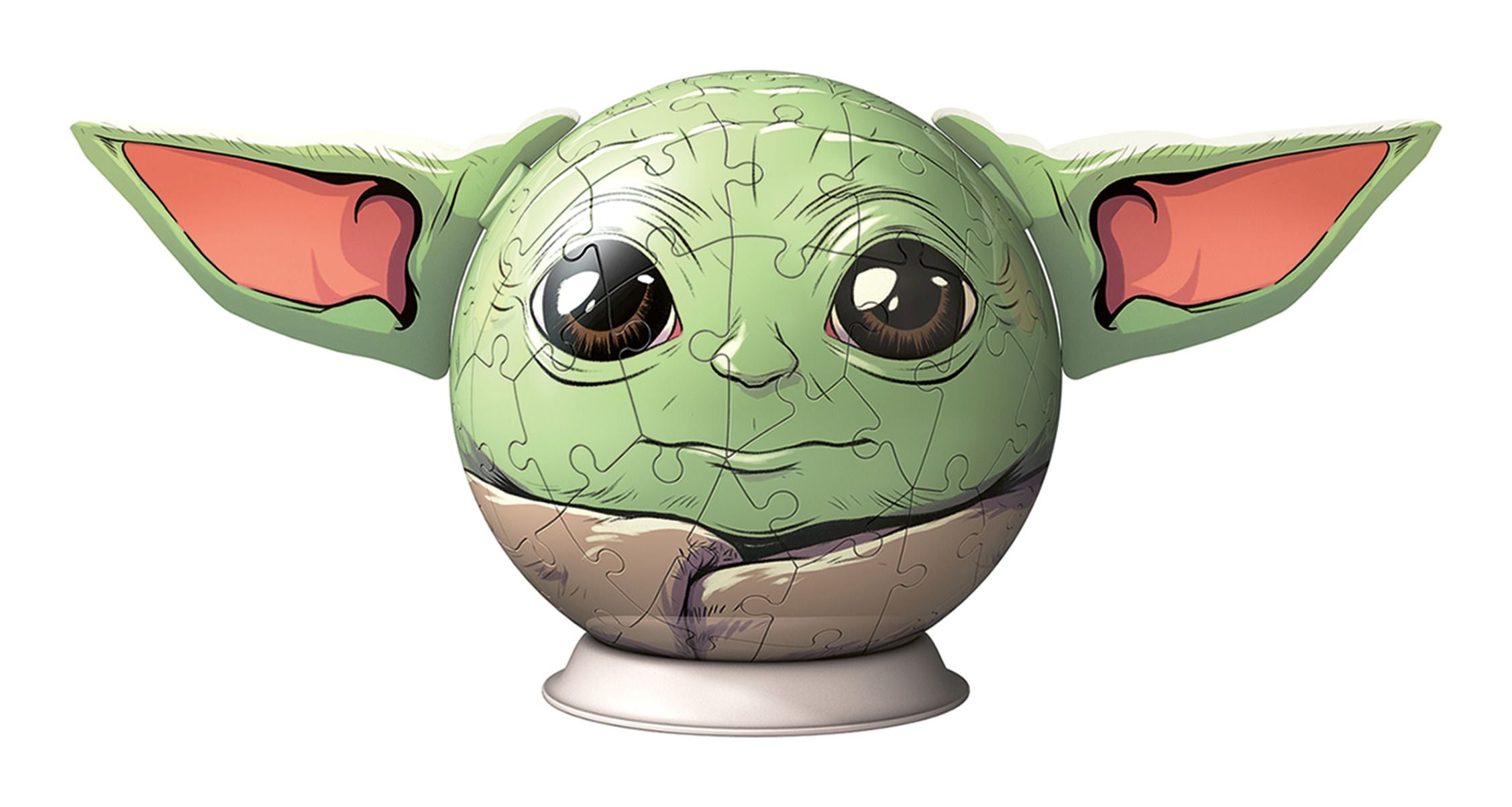 Ravensburger Star Wars Grogu with Ears 72 Piece 3D Puzzle Ball