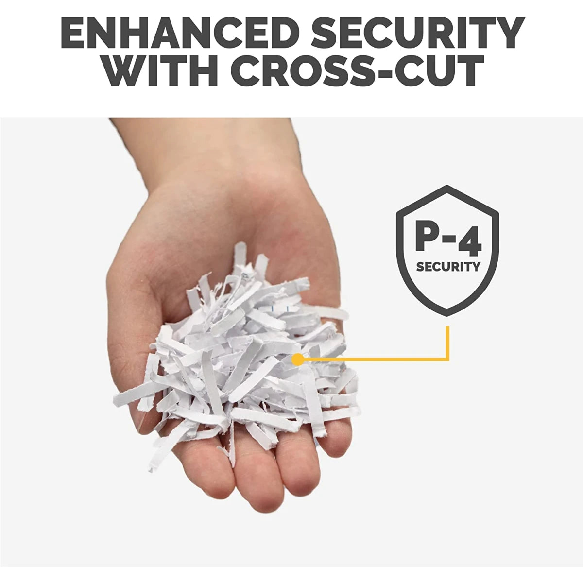 آلة تمزيق الورق Fellowes AutoMax Auto Feed التي تقطع حتى 550 ورقة - باللون الأسود