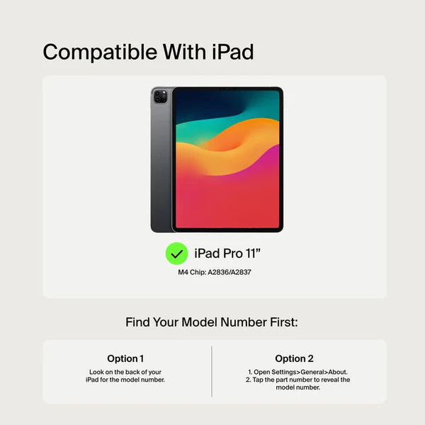 Belkin Pro Keyboard Case with Magnetic Stand for iPad Pro 11" (M4)