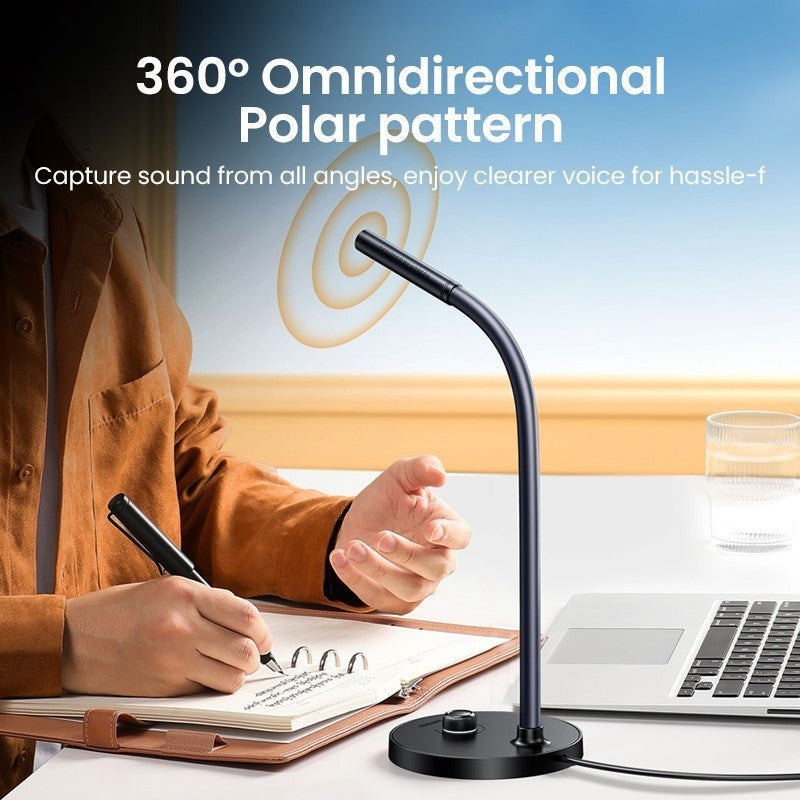 مايكروفون UGREEN USB 90416 صوت نقي وتسجيل متعدد الاتجاهات