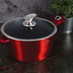 Berlinger Haus 20cm Casserole with Lid – Burgundy