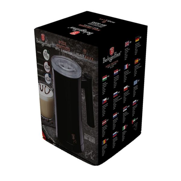 صانعة رغوة حليب من Berlinger Haus - بلاك روز أنيقة