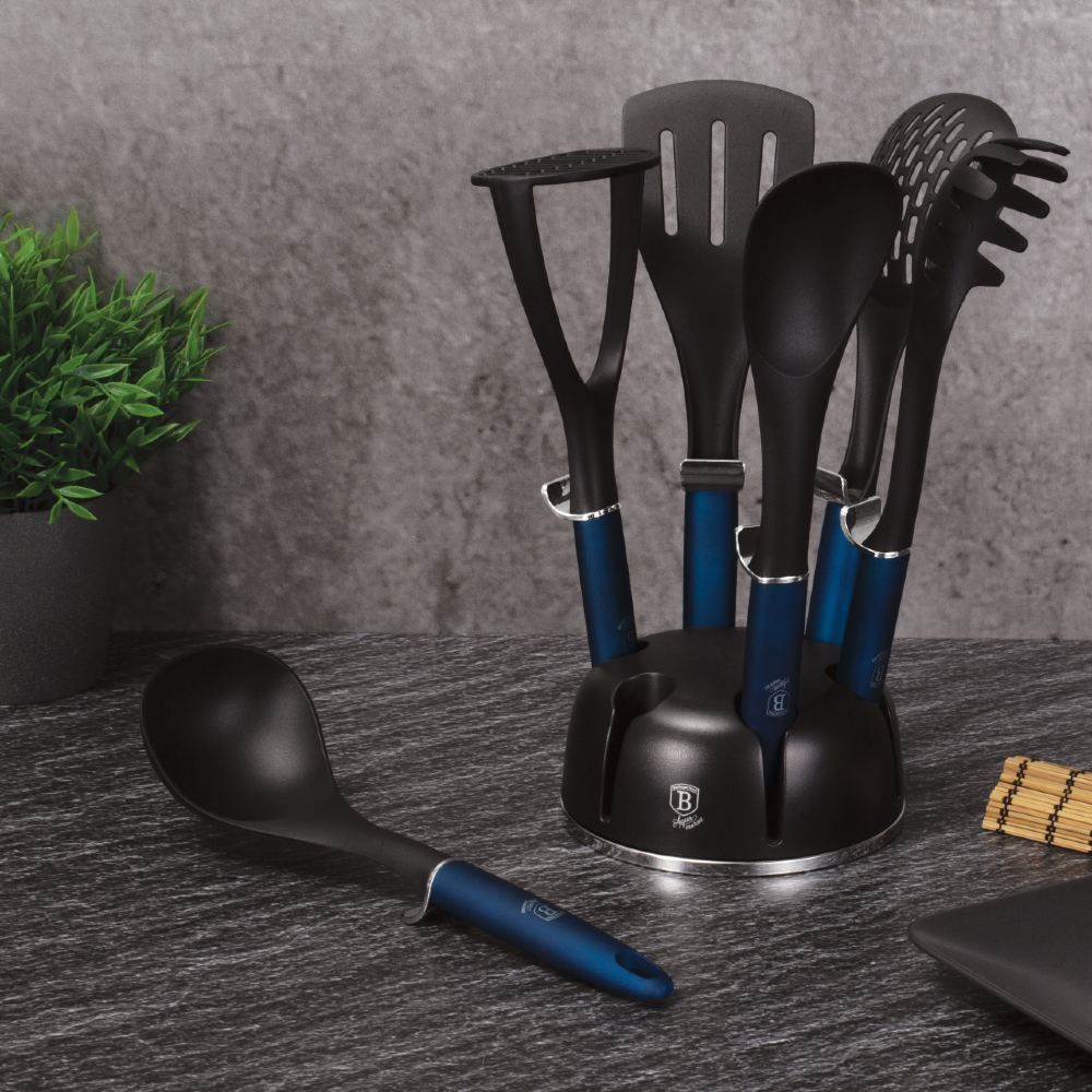 Berlinger Haus 7-Piece Kitchen Utensil Set – Aquamarine