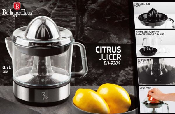 Berlinger Haus Citrus Juicer 700ml - Matte Black