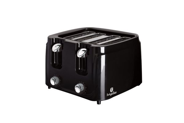 Berlinger Haus 4-Slice Toaster – Elegant Black Silver