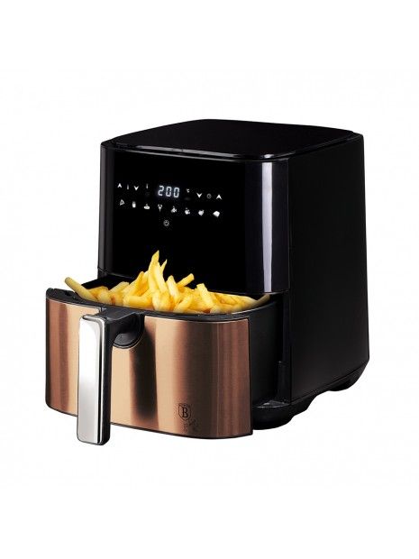 Berlinger Haus Air Fryer with Basket – Elegant Black Rose