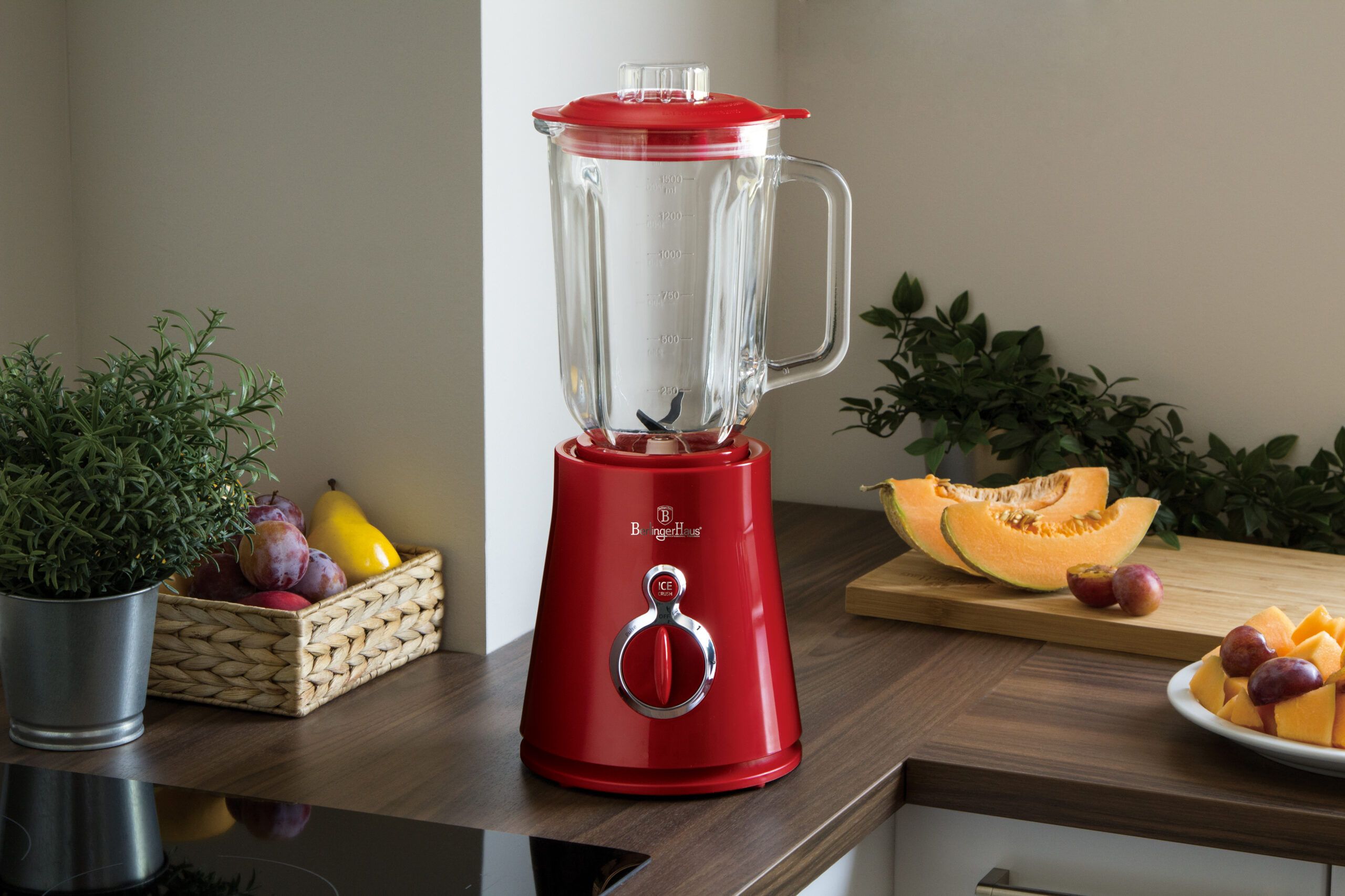 Berlinger Haus Blender 1.5L – Burgundy Elegant Design