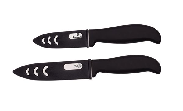 Berlinger Haus Ceramic Knife Set 2pcs w/ Covers – Black