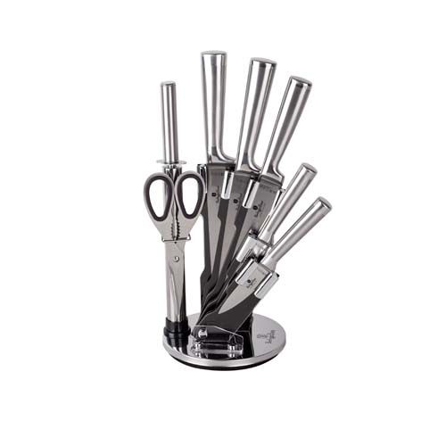 Berlinger Haus 8-Piece Knife Set with Stand - Eternal