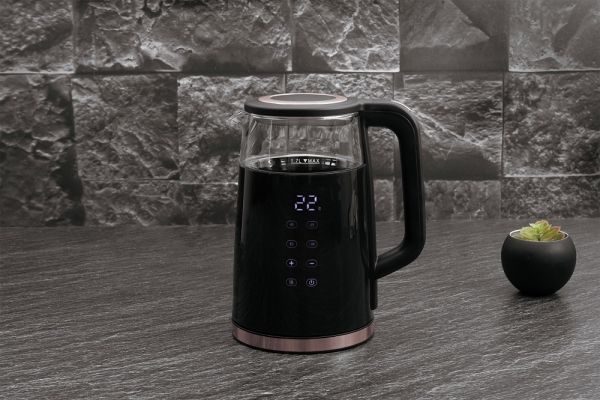 Berlinger Haus Digital Electric Kettle 1.7L - Black Rose