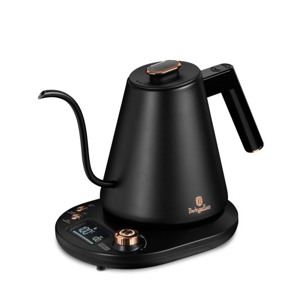 Berlinger Haus 1L Electric Kettle with Base - Black Rose