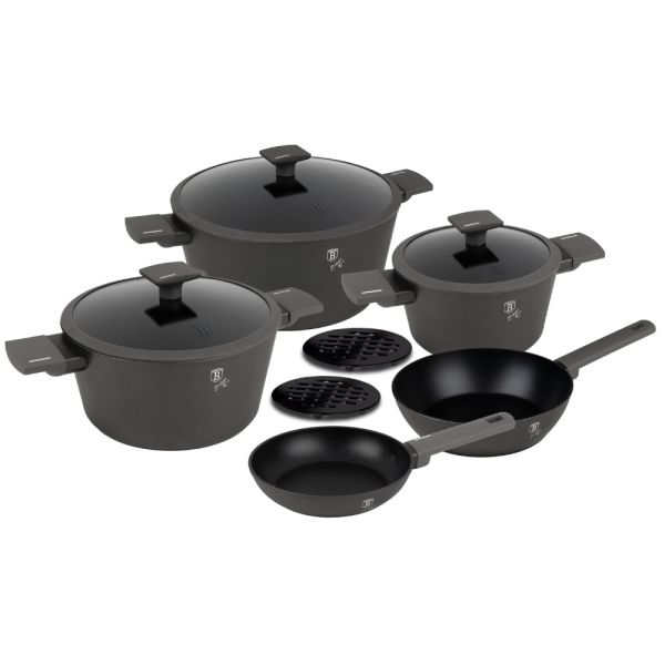 Berlinger Haus 10-Piece Cookware Set – Anthracite