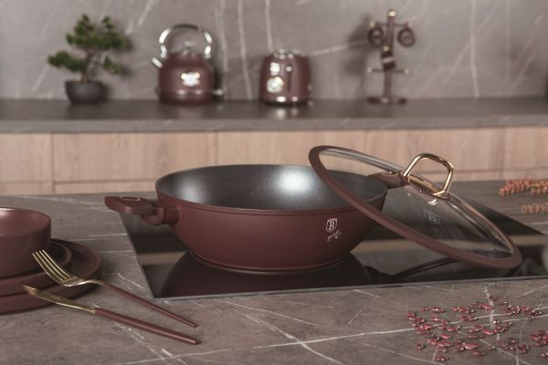 Berlinger Haus Leonardo 30cm Deep Pan with Handles and Lid