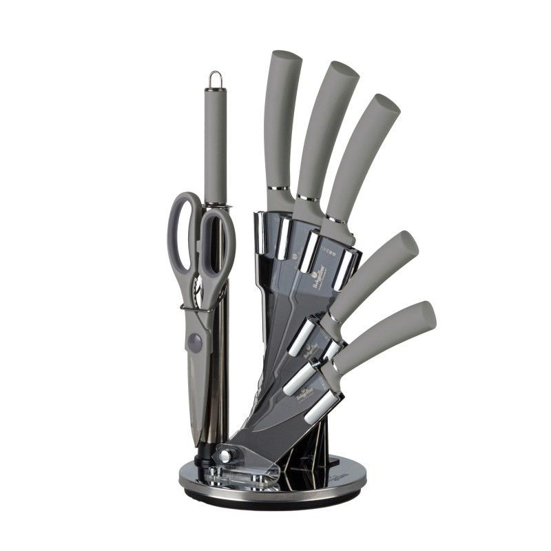 Berlinger Haus 8-Piece Knife Set with Stand - Aspen