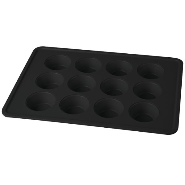 Berlinger Haus Muffin Pan for 12 Pieces - Matte Black